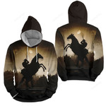 Red Dead Horse Jumps 3d Full Over Print Hoodie Zip Hoodie Sweater Tshirt