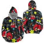 Angry Birds Stars 3d Full Over Print Hoodie Zip Hoodie Sweater Tshirt3d Full Over Print Hoodie Zip Hoodie Sweater Tshirt