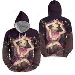Demon Slayer Nezuko In Christmas Theme 3d Full Over Print Hoodie Zip Hoodie Sweater Tshirt