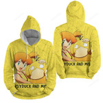 Pokémon - Psyduck And Misty 3d Full Over Print Hoodie Zip Hoodie Sweater Tshirt