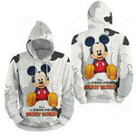 Mickey Mouse Funny 3d Full Over Print Hoodie Zip Hoodie Sweater Tshirt