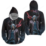 Devil May Cry The Monster In The Back 3d Full Over Print Hoodie Zip Hoodie Sweater Tshirt