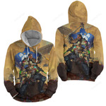 Fallout Yellow Background 3d Full Over Print Hoodie Zip Hoodie Sweater Tshirt