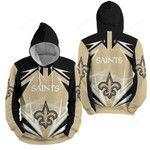 Nfl New Orleans Saints Lighting 3d Full Over Print Hoodie Zip Hoodie Sweater Tshirt