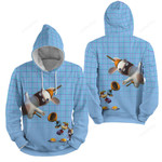 Rayman Raving Rabbids - The Rabbid And Rayman 3d Full Over Print Hoodie Zip Hoodie Sweater Tshirt