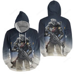 Destiny Titan Armor 3d Full Over Print Hoodie Zip Hoodie Sweater Tshirt