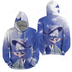 Touhou Komeiji Koishi & Clouds 3d Full Over Print Hoodie Zip Hoodie Sweater Tshirt