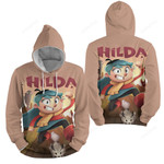 Hilda Movie Poster Art 3d Full Over Print Hoodie Zip Hoodie Sweater Tshirt