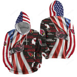 Nfl Arizona Cardinals American Flag 3d Full Over Print Hoodie Zip Hoodie Sweater Tshirt