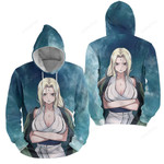 Naruto Tsunade 3d Full Over Print Hoodie Zip Hoodie Sweater Tshirt