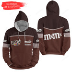 Personalized M&M's 3d Full Over Print Hoodie Zip Hoodie Sweater Tshirt