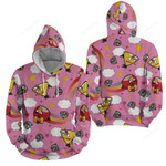 Angry Birds Pink 3d Full Over Print Hoodie Zip Hoodie Sweater Tshirt3d Full Over Print Hoodie Zip Hoodie Sweater Tshirt