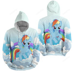 My Little Pony Rainbow Dash 3d Full Over Print Hoodie Zip Hoodie Sweater Tshirt