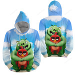 Angry Birds In The Beach 3d Full Over Print Hoodie Zip Hoodie Sweater Tshirt3d Full Over Print Hoodie Zip Hoodie Sweater Tshirt