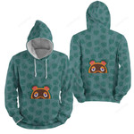 Animal Crossing - Tom Nook And Leaves Pattern 3d Full Over Print Hoodie Zip Hoodie Sweater Tshirt