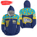 Personalized Bugles Pattern 3d Full Over Print Hoodie Zip Hoodie Sweater Tshirt