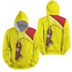 Curious George Movie Poster 3d Full Over Print Hoodie Zip Hoodie Sweater Tshirt