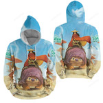 Raya And The Last Dragon Tuk Tuk And Raya 3d Full Over Print Hoodie Zip Hoodie Sweater Tshirt