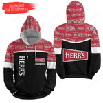 Personalized Herr's Pattern 3d Full Over Print Hoodie Zip Hoodie Sweater Tshirt