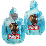 Marvel Paradigm Art 3d Full Over Print Hoodie Zip Hoodie Sweater Tshirt