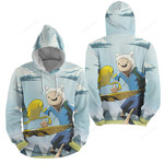 Adventure Time Art 3d Full Over Print Hoodie Zip Hoodie Sweater Tshirt