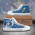 Sailor Mercury Sailor Moon Anime High Top Shoes