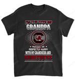 NCAA South Carolina Gamecocks Grandpa Loves Grandkids T-Shirt