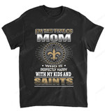 NFL New Orleans Saints Mom Loves Kids T-Shirt