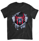 NBA Washington Wizards Spiderman Logo Dc Marvel T-Shirt
