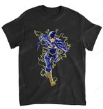 NFL Baltimore Ravens Flash Dc Marvel Jersey Superhero Avenger T-Shirt