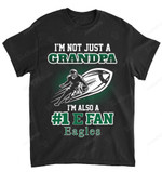 NCAA Eastern Michigan Eagles Not Just Grandpa Also A Fan T-Shirt