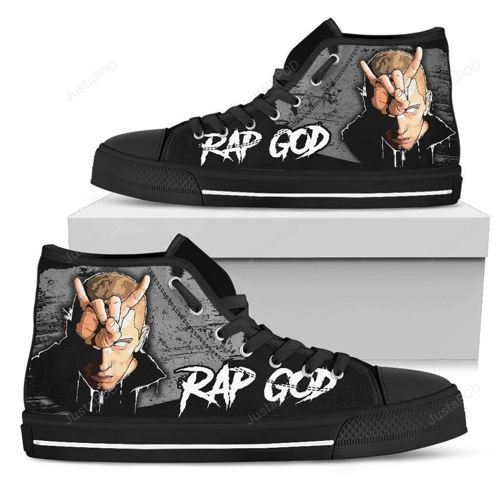 Rap God Eminem High Top Shoes