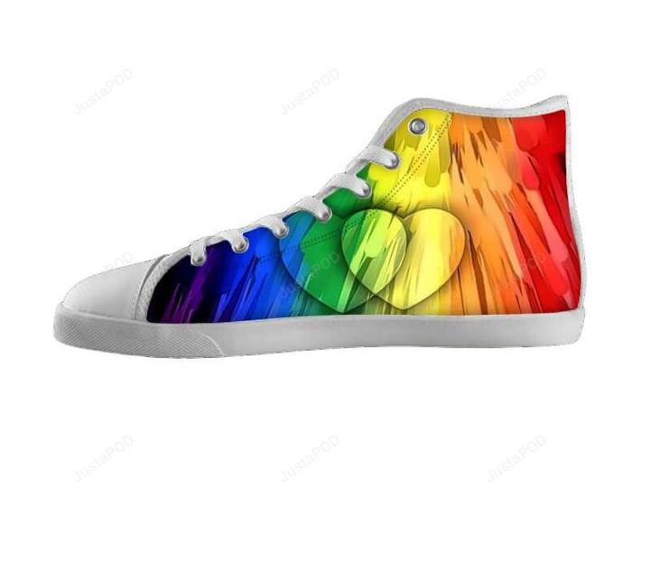 Pride Colors by Nico Bielow High Top Shoes