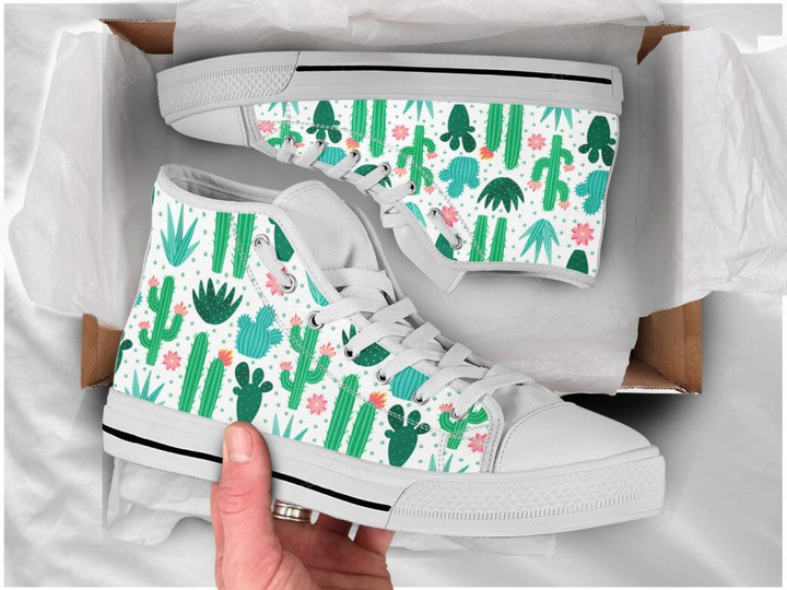 Cactus Green High Top Shoes