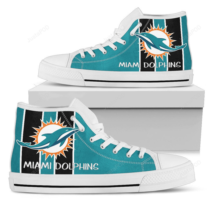 Miami Dolphins High Top Shoes