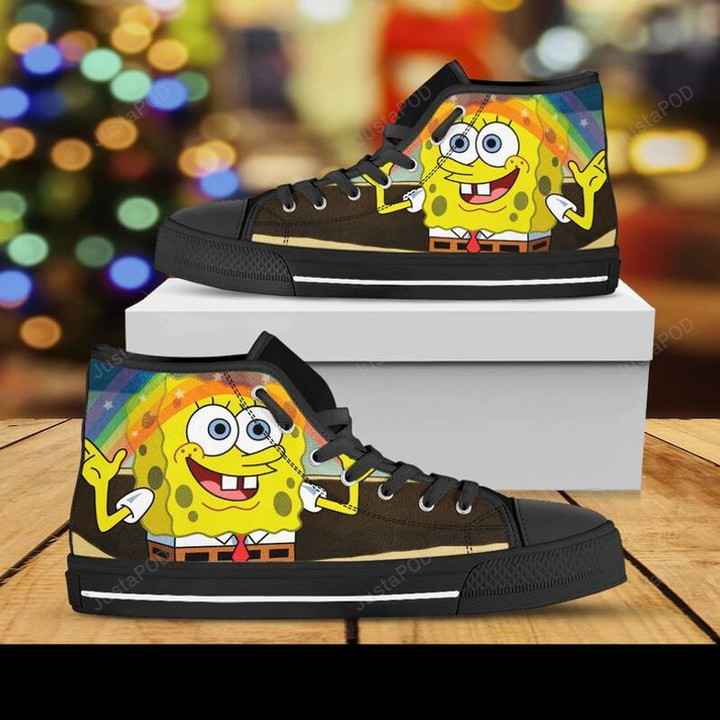 Spongebob High Top Shoes