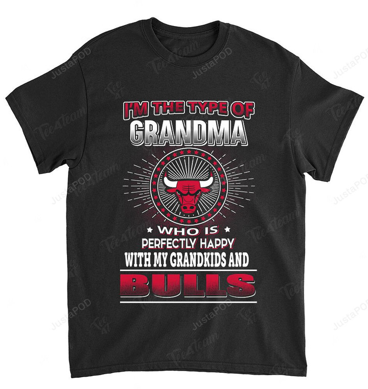 NBA Chicago Bulls Grandma Loves Grandkids T-Shirt