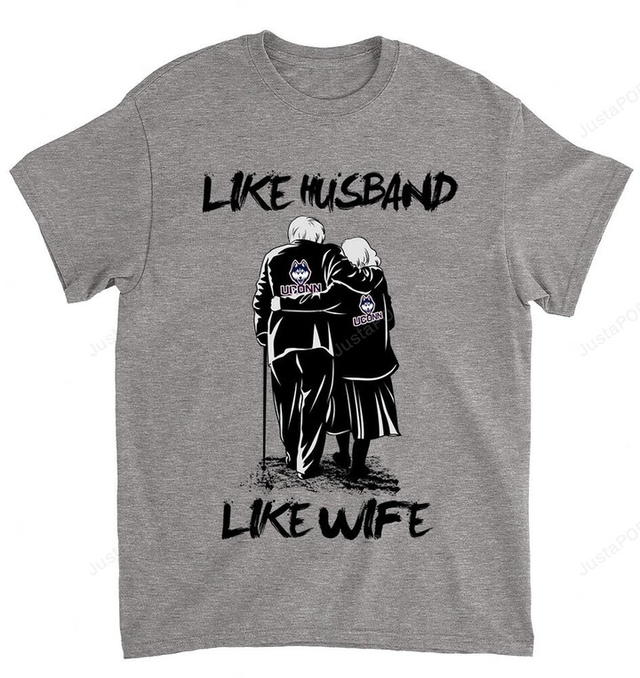 NCAA Connecticut Huskies Like Husband Like Wife Old T-Shirt