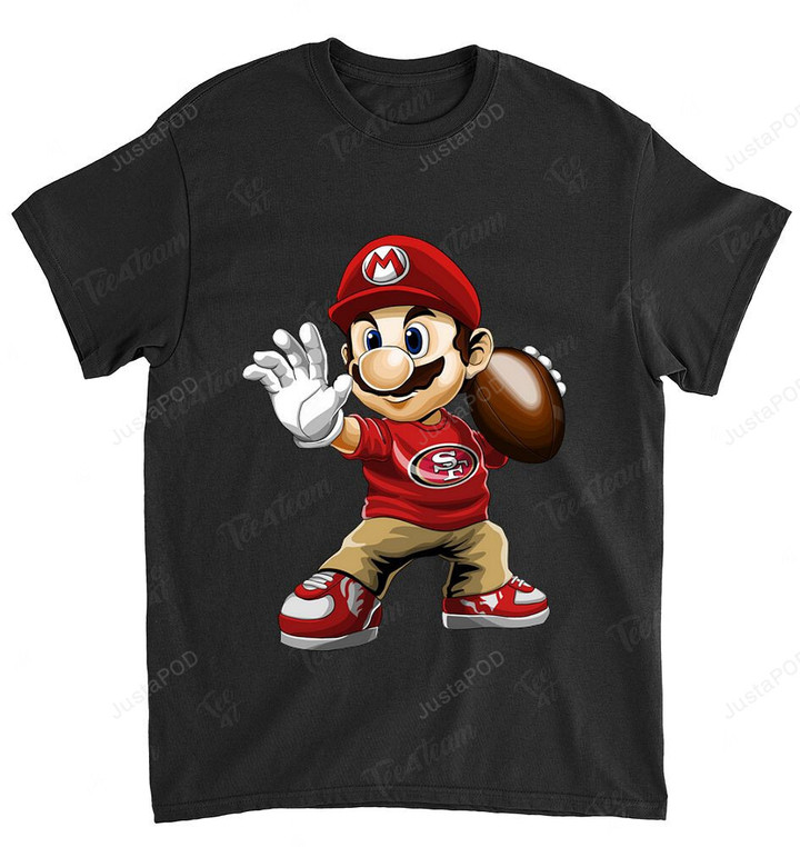 NFL San Francisco 49ers Mario Nintendo T-Shirt
