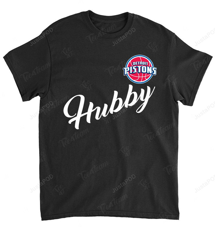 NBA Detroit Pistons Hubby Husband Honey T-Shirt