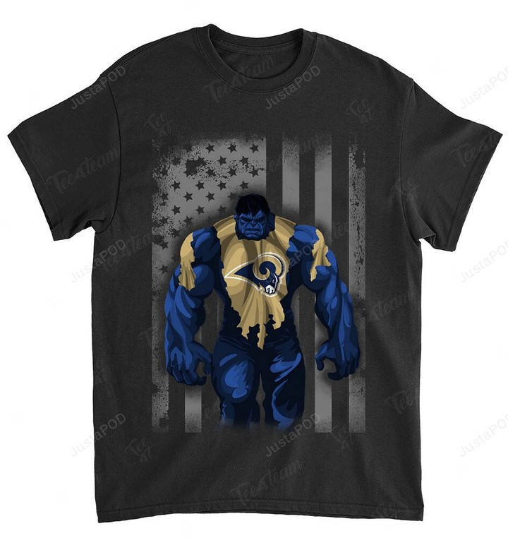 NFL St Louis Rams Hulk Dc Marvel T-Shirt