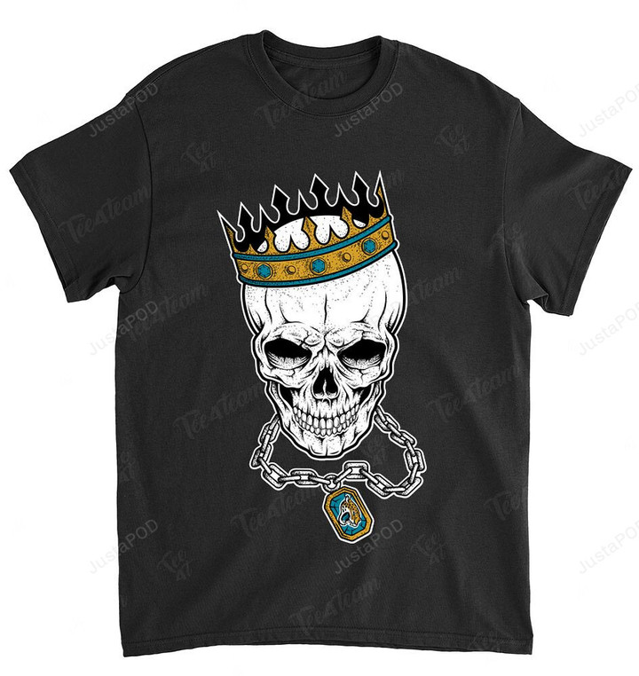 NFL Jacksonville Jaguars Skull Rock With Crown T-Shirt