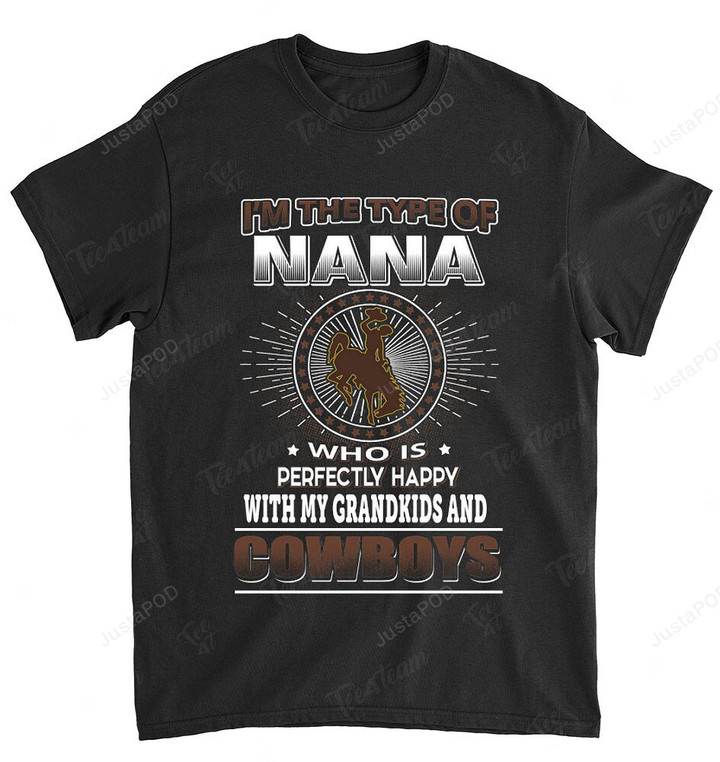 NCAA Wyoming Cowboys Nana Loves Grandkids T-Shirt