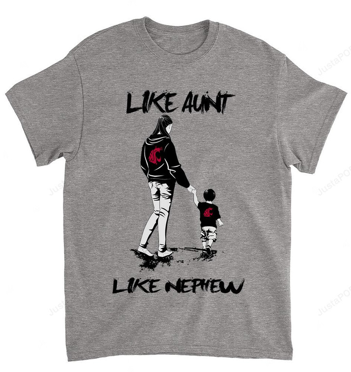 NCAA Washington State Cougars Like Aunt Like Nephew T-Shirt