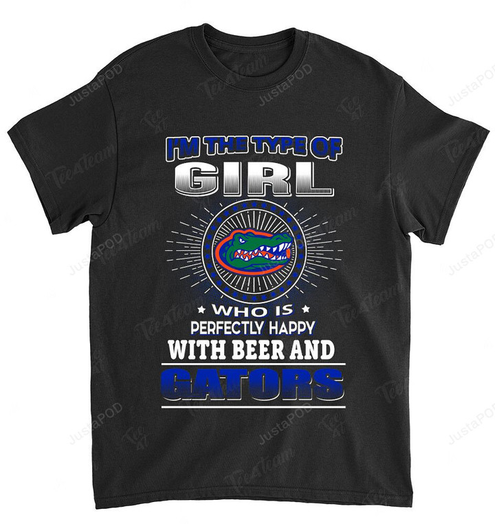 NCAA Florida Gators Girl Loves Beer T-Shirt