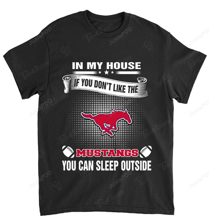 NCAA Smu Mustangs You Can Sleep Outside T-Shirt