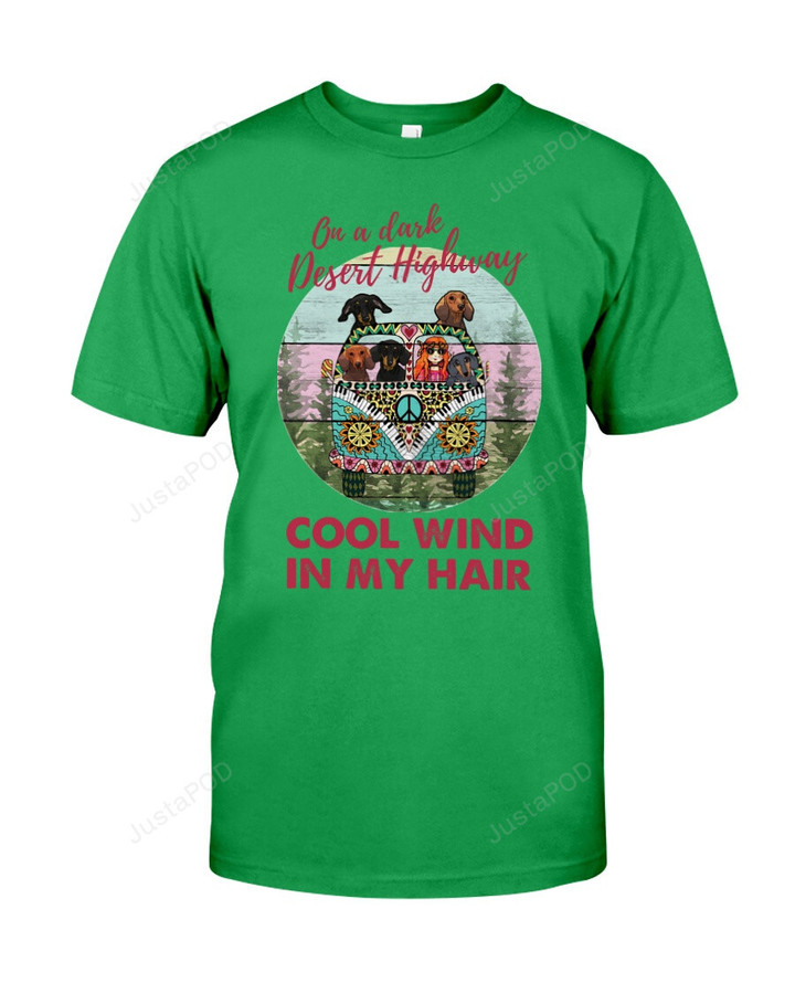 Pastel Dark Desert Dachshund Short-Sleeves Tshirt, Pullover Hoodie, Great Gift T-shirt For Thanksgiving Birthday Christmas