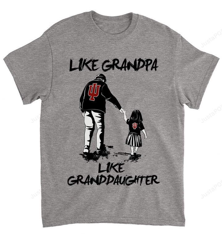 NCAA Indiana Hoosiers Like Grandma Like Granddaughter T-Shirt
