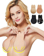 Rabbit Invisible Breast-Lifting & Flexible Push-up Adhesive Bra for All Occasions