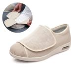 Laura Wide Diabetic Shoes For Swollen Feet - Women Comfortable Orthopedic Walking Loafer Shoes Plus Size